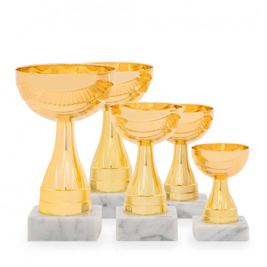 Pohár EKONOM, výška 11 cm, zlatý