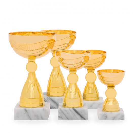 Pohár EKONOM, výška 12 cm, zlatý