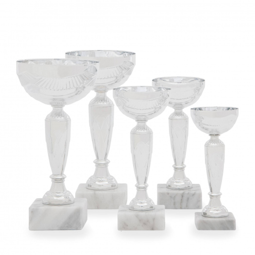 Pohár EKONOM, výška 20 cm, stříbrný