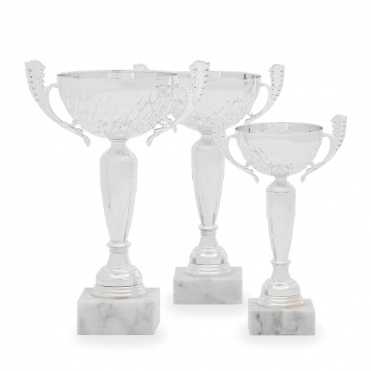 Pohár EKONOM, výška 25 cm, stříbrný