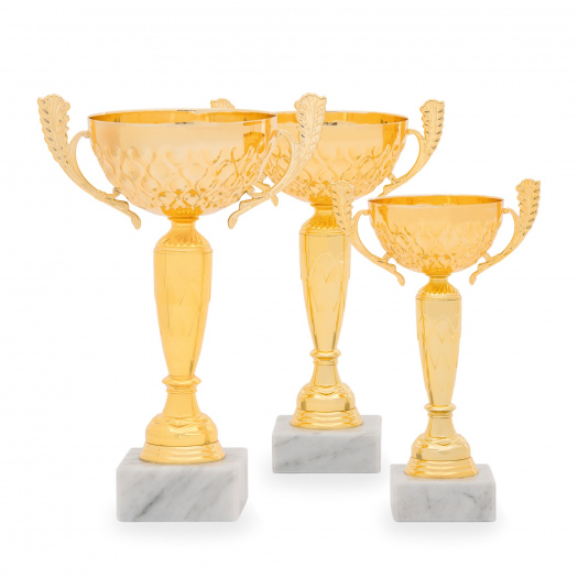 Pohár EKONOM, výška 25 cm, zlatý