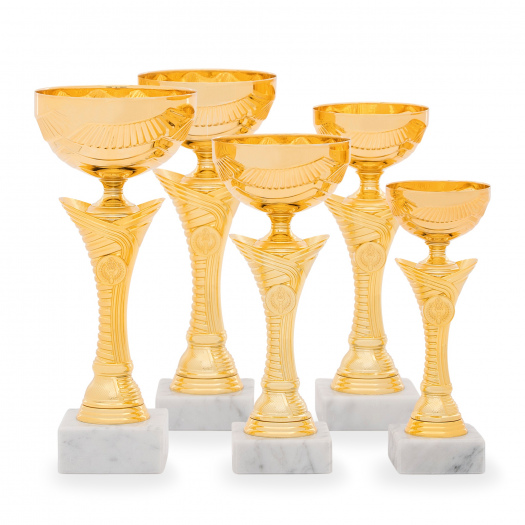 Pohár EKONOM, výška 25 cm, zlatý