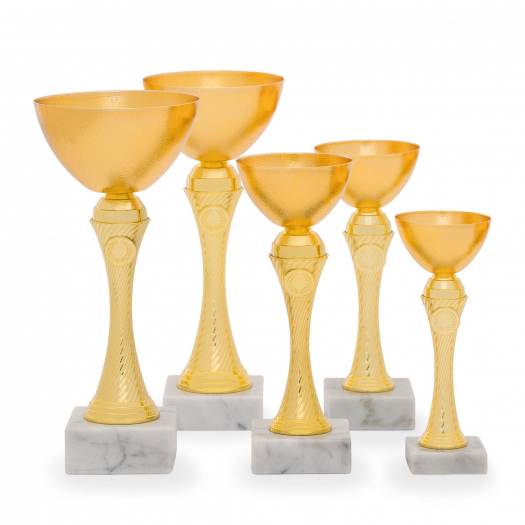 Pohár EKONOM, výška 22 cm, zlatý