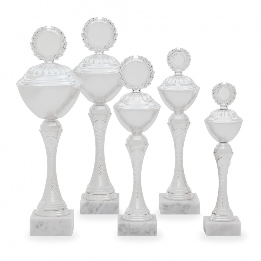 Pohár EKONOM, výška 32 cm, stříbrný