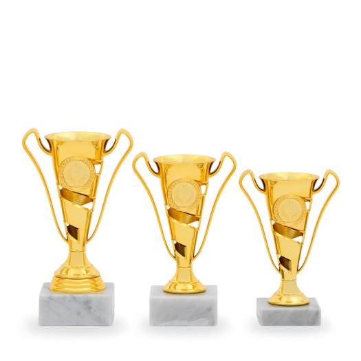 Pohár EKONOM, výška 16 cm, zlatý