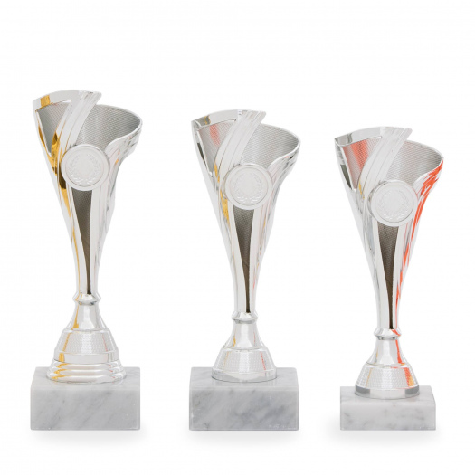 Pohár EKONOM, výška 21 cm, stříbrný