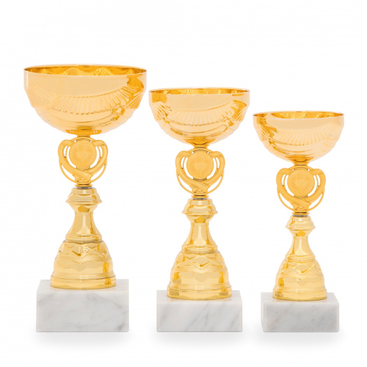 Pohár EKONOM, výška 21 cm, zlatý