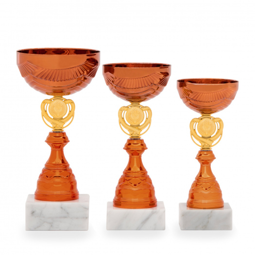 Pohár EKONOM, výška 21 cm, bronzový/zlatý