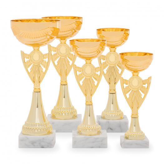 Pohár EKONOM, výška 22 cm, zlatý