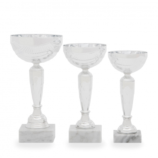 Pohár EKONOM, výška 20 cm, stříbrný