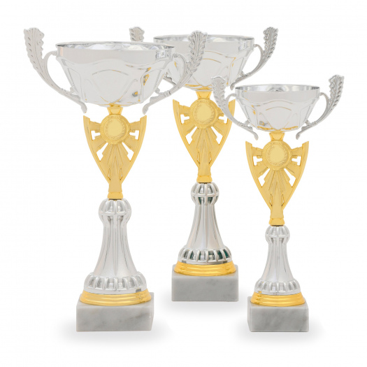 Pohár EKONOM, výška 30 cm, stříbrný/zlatý