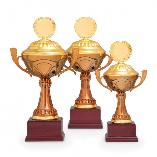 Pohár EKONOM, výška 34 cm, bronzový/zlatý