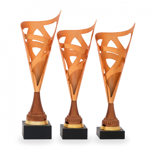 Pohár EKONOM, výška 42 cm, bronzový/zlatý