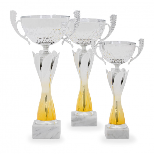 Pohár STANDARD, výška 30 cm, stříbrný/zlatý