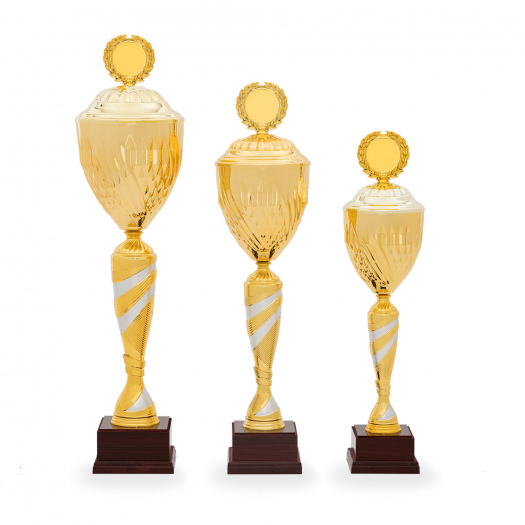 Pohár STANDARD, výška 51 cm, zlatý/stříbrný