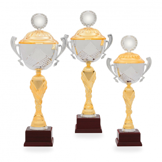 Pohár STANDARD, výška 50 cm, zlatý/stříbrný