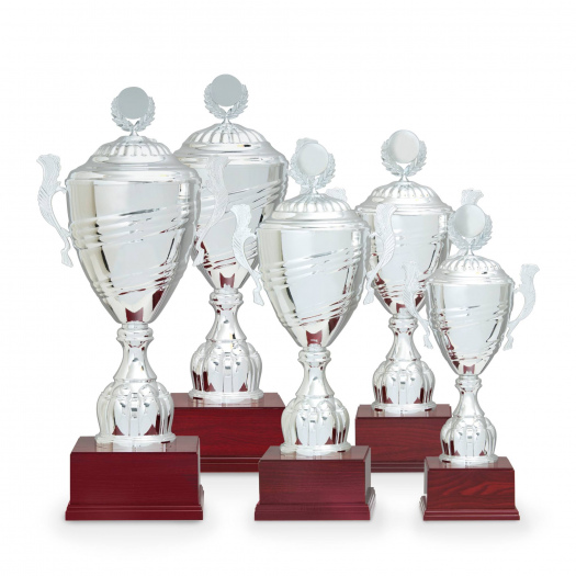 Pohár EXKLUZIV, výška 49 cm, stříbrný