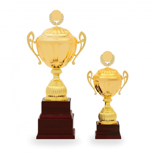 Putovní pohár zlatý, výška 61 cm