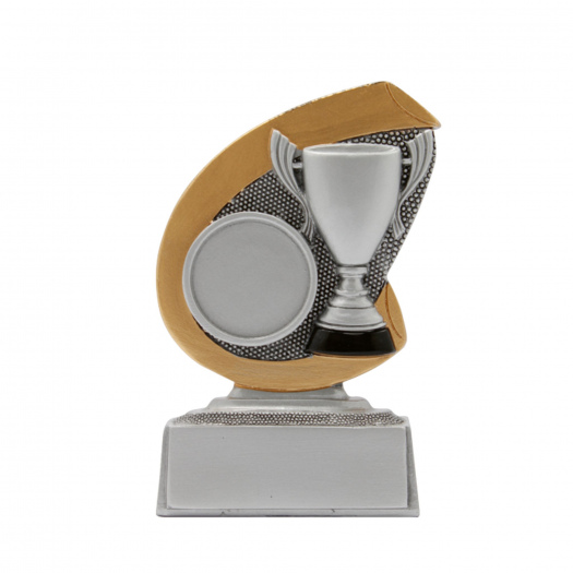 Plaketa se symbolem poháru, výška 10 cm, vícebarevná