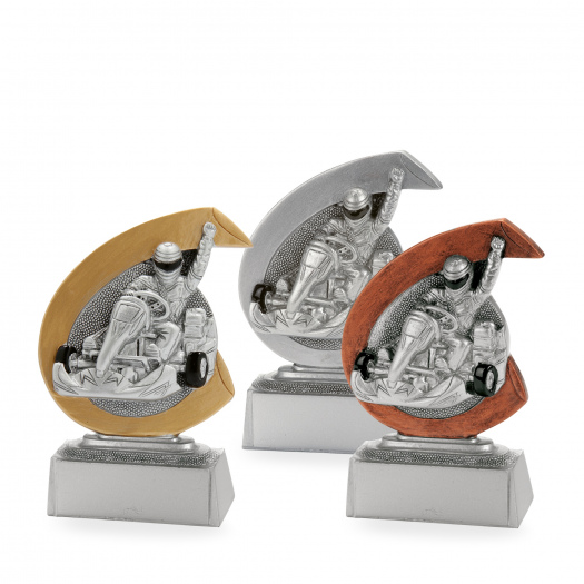 Plaketa se symbolem motorismu, výška 10 cm, vícebarevná