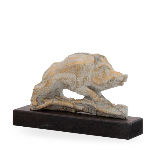 Trofej luxusní se symbolem myslivosti, výška 15 cm, zlatá