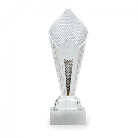 Účastnická cena, výška 17 cm, stříbrná