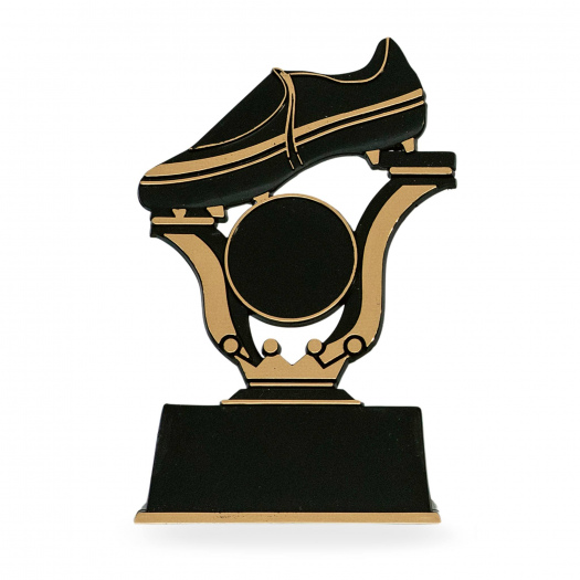 Účastnická cena, výška 10 cm, černá/zlatá