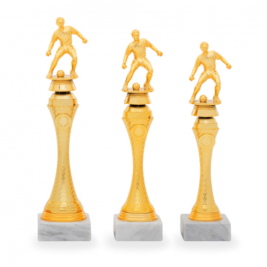 Stojánek na figurku, výška 32 cm, zlatý