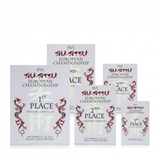 Skleněná plaketa s plnobarevným potiskem, 80x125mm