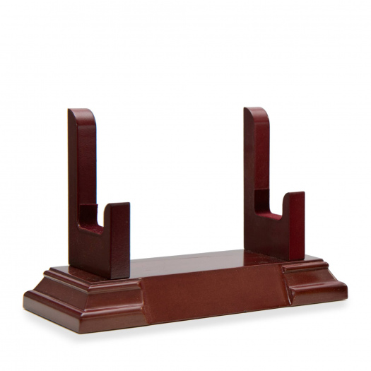 Stojánek na talíř dřevěný