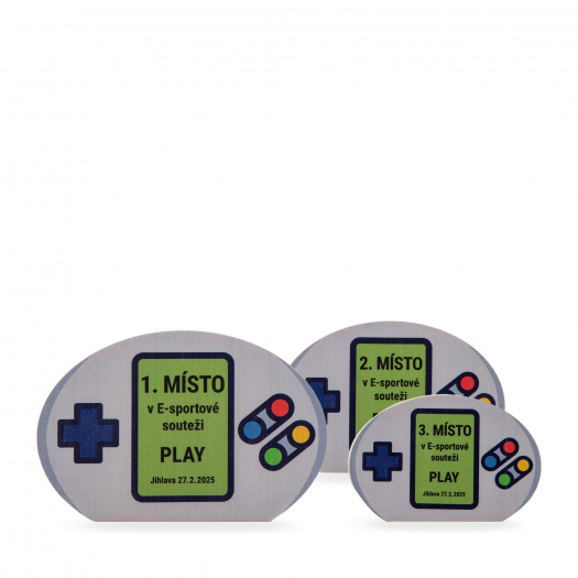 Dřevěná plaketa masiv s plnobarevným potiskem, 150x100mm