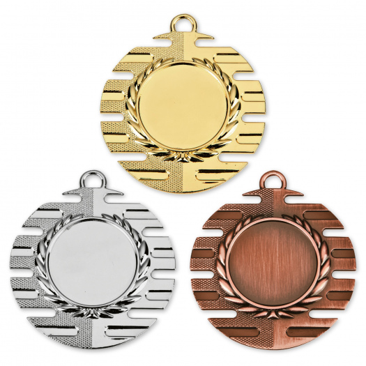 Medaile na emblém, 50 mm, zlatá