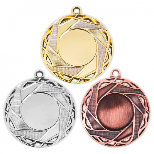 Medaile na emblém, 50 mm, zlatá