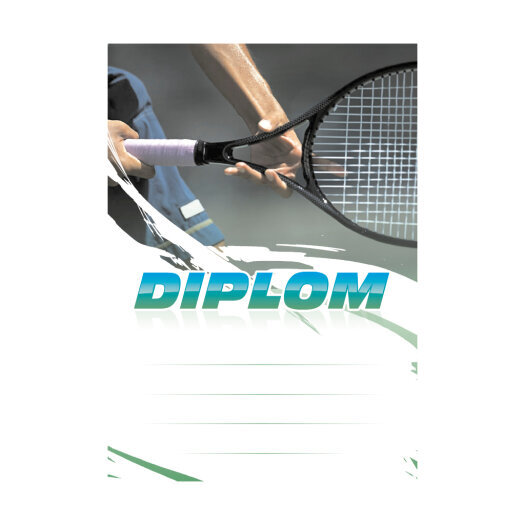 Tenisový diplom A5