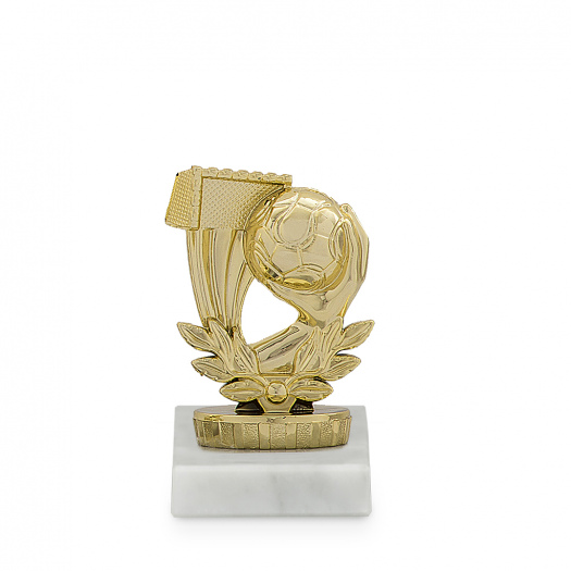 Figurka házená zlatá, 9cm, včetně podstavce