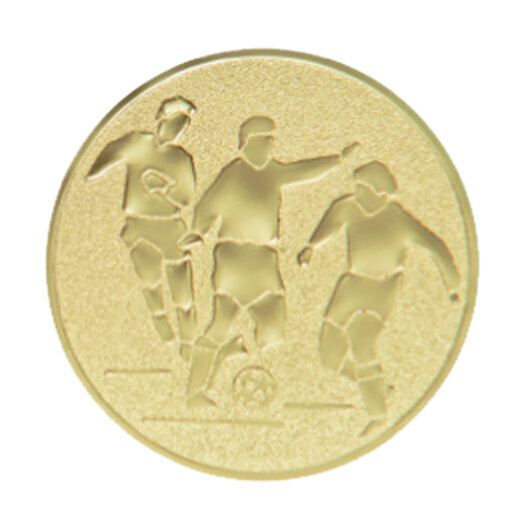 Emblém fotbal, pr. 25 mm, zlato