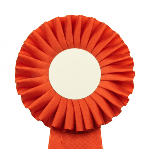 Kokarda jednořadá STANDARD, průměr 11 cm, červená