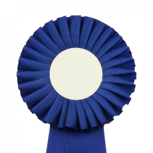 Kokarda jednořadá STANDARD, průměr 11 cm, modrá