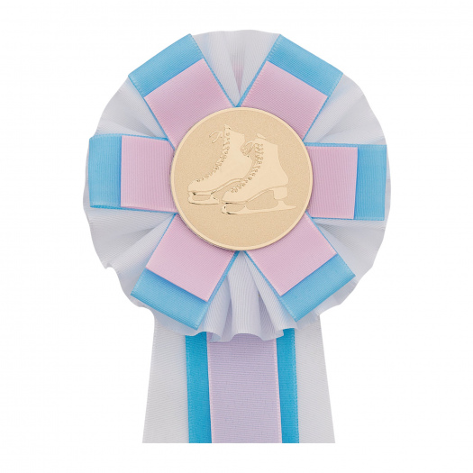 Kokarda dvouřadá VĚJÍŘ vícebarevný, průměr 11 cm