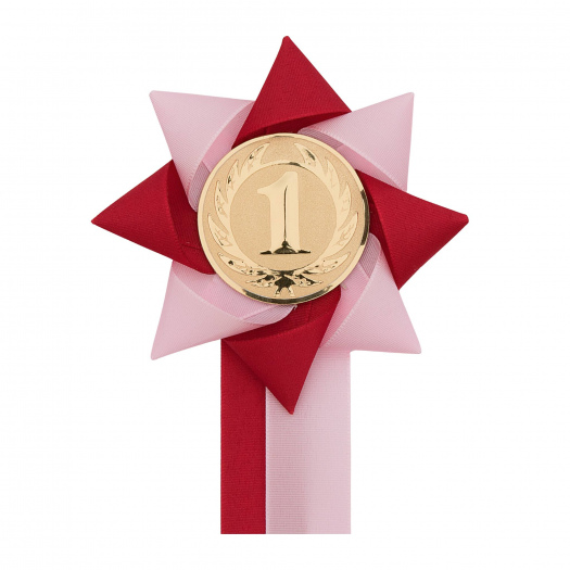 Kokarda jednořadá VĚTRNÍK dvoubarevný, průměr 11 cm