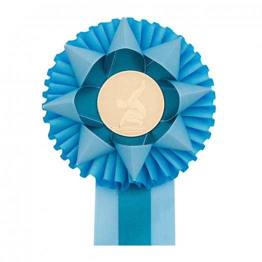 Kokarda dvouřadá KVĚTINA, průměr 13 cm